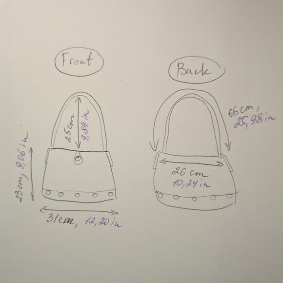 Handmade Felted Wool Shoulder/Clutch Bag Warm Brown | Unique Artisan Piece - Picture 11 of 11